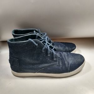 Toms One for One Calf Hair High Top Shoes Wo's 8.5